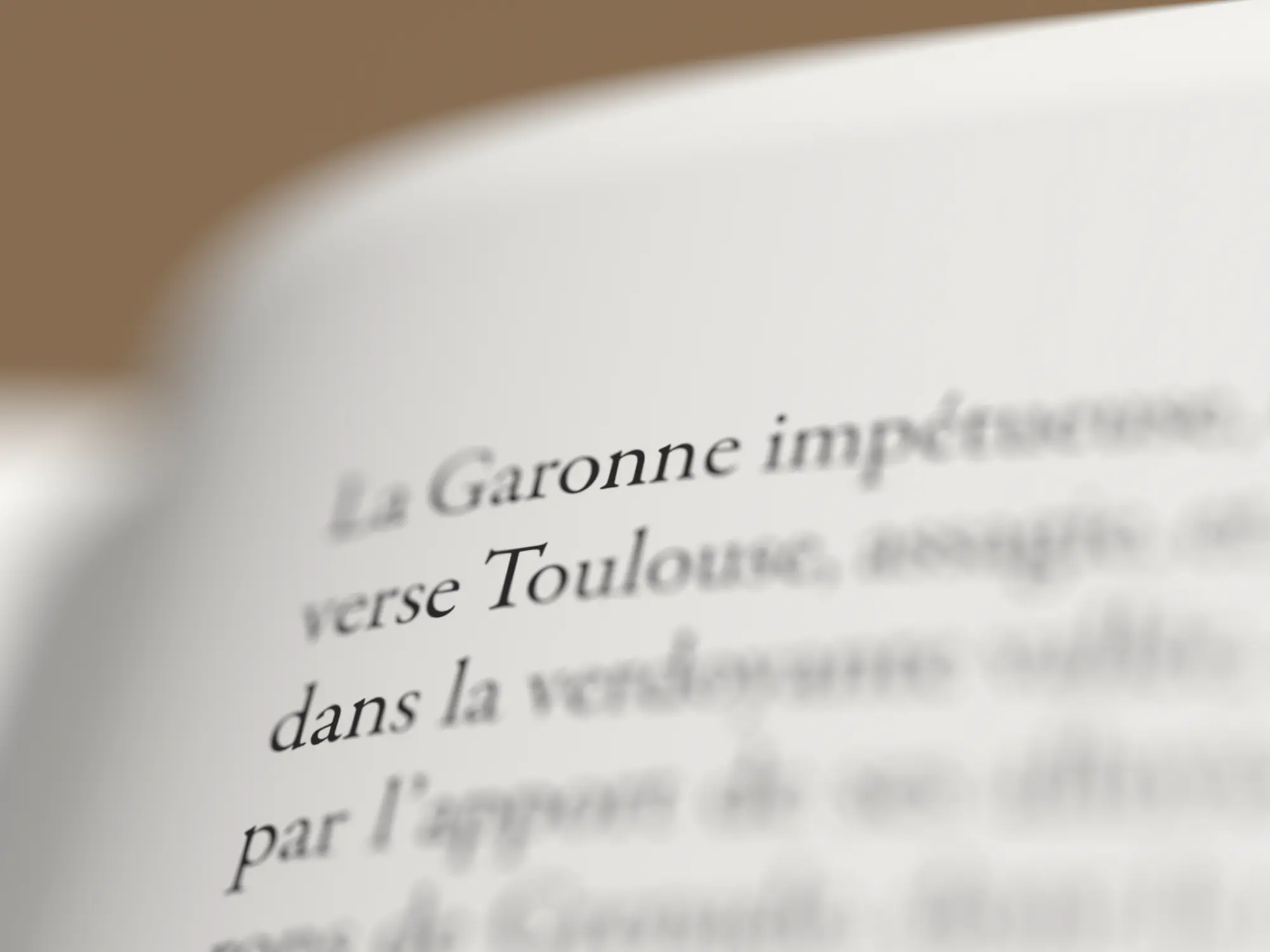 Gros plan sur la première phrase du récit