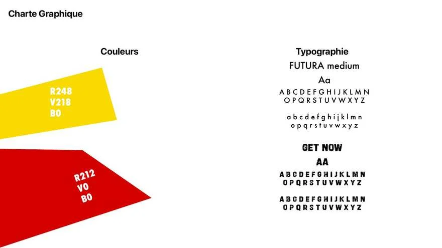 Charte : couleurs et typographie Futura